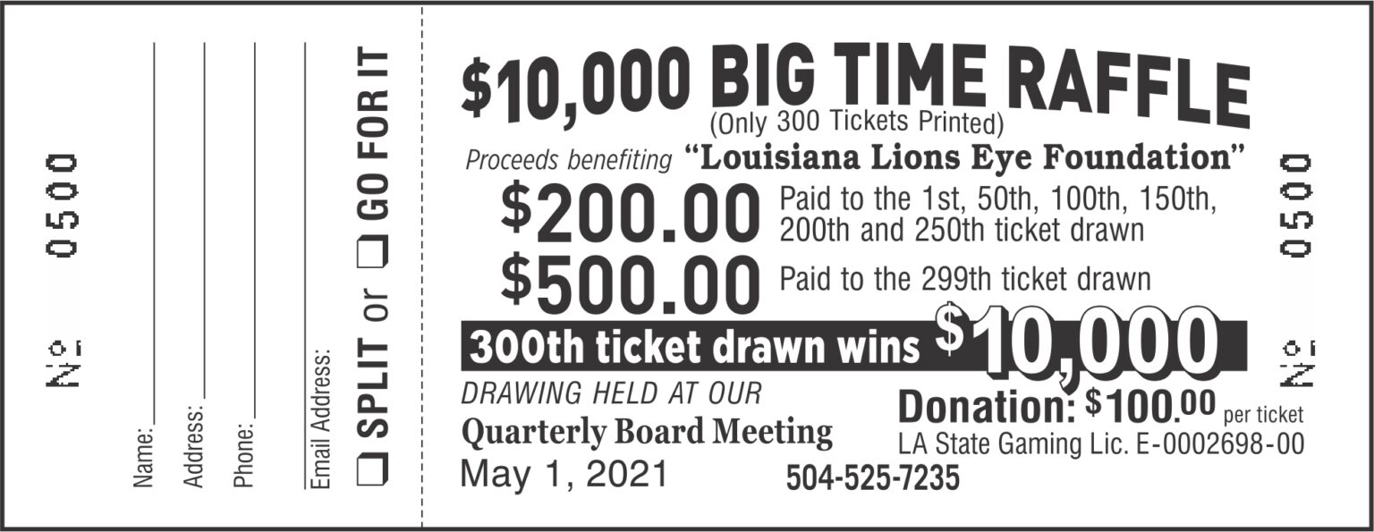 Louisiana Lions Eye Foundation | Louisiana | Raffle | Hearing Care